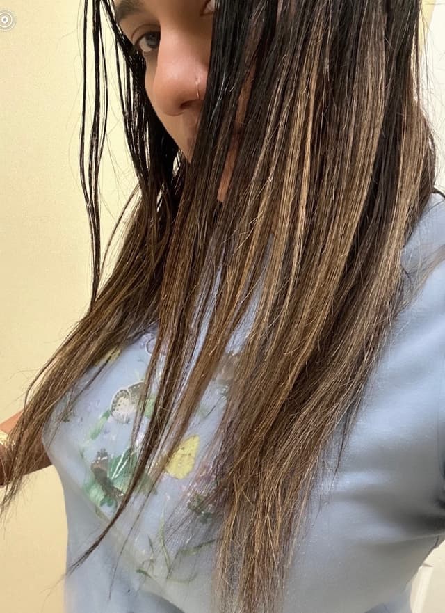 Samantha's Before - Personal Hair Journey